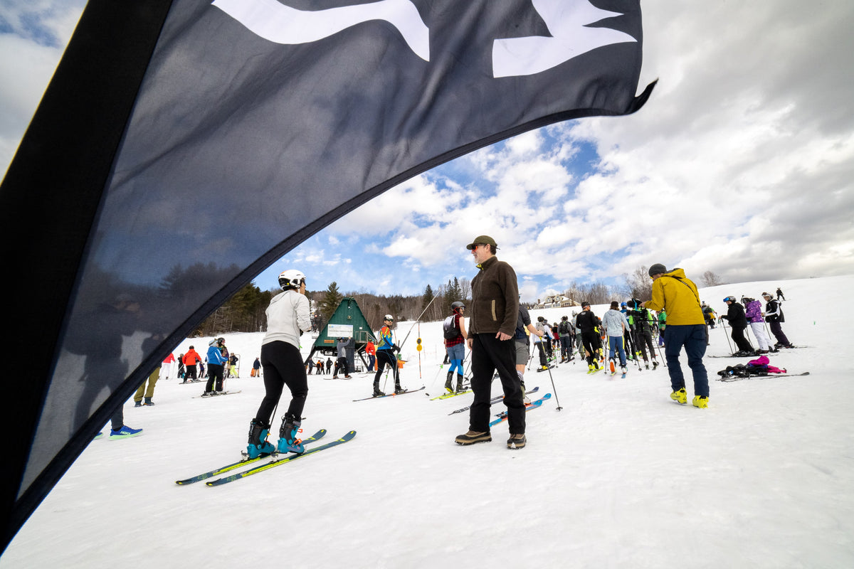 Blue moon, red face: Skier falls through lift, loses pants