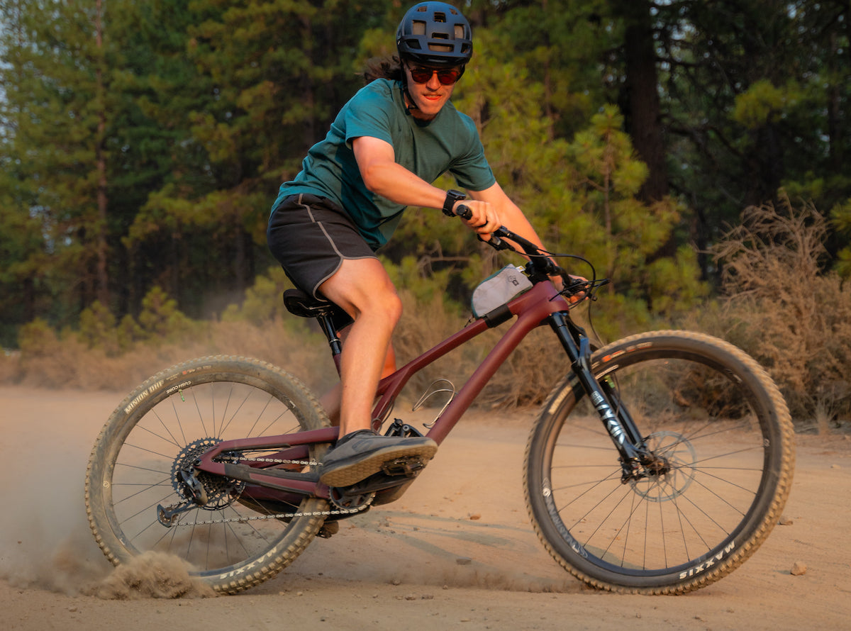 Our Nuyarn Tee Goes Mountain Biking with The Manual