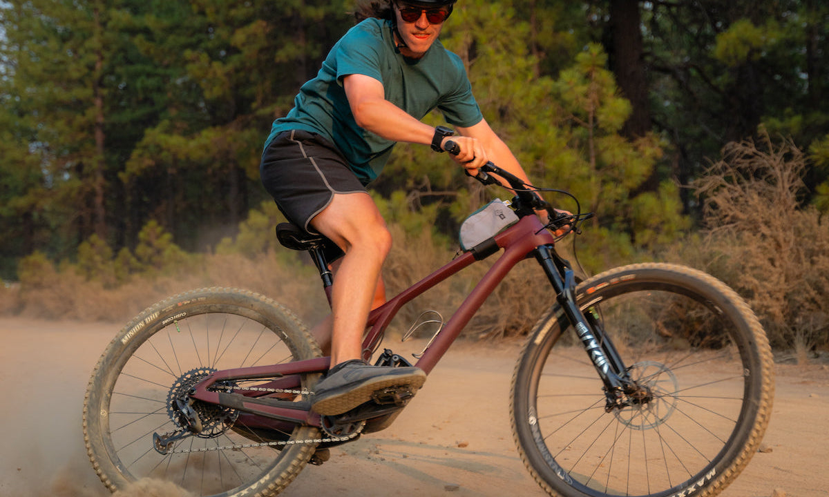 Our Nuyarn Tee Goes Mountain Biking with The Manual