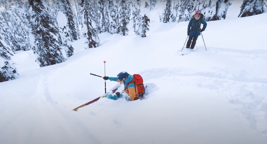 How to Get Up in Deep Snow