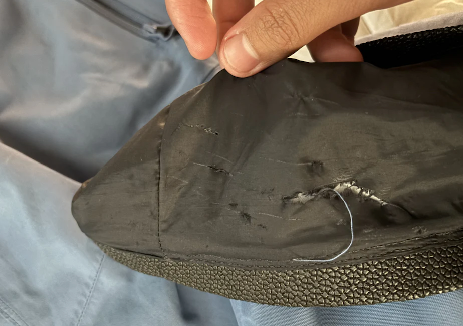 Examples of Outerwear Wear & Tear