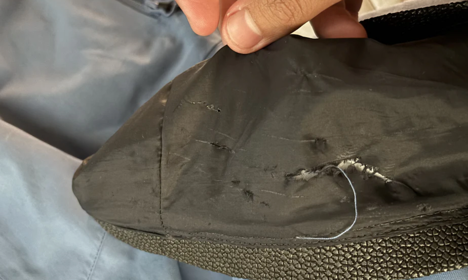 Examples of Outerwear Wear & Tear