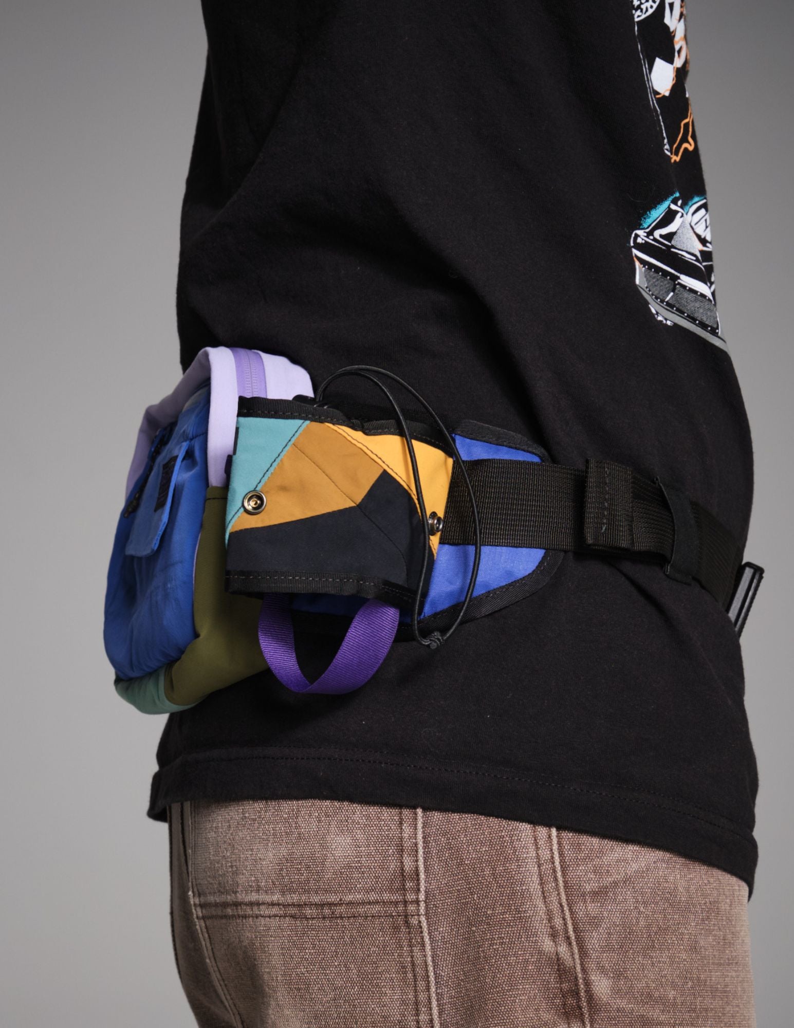 [AFTERLIFE] Upcycled Two Many Trails Hip Pack
