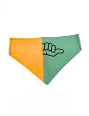 M Yellow and Teal Thumb