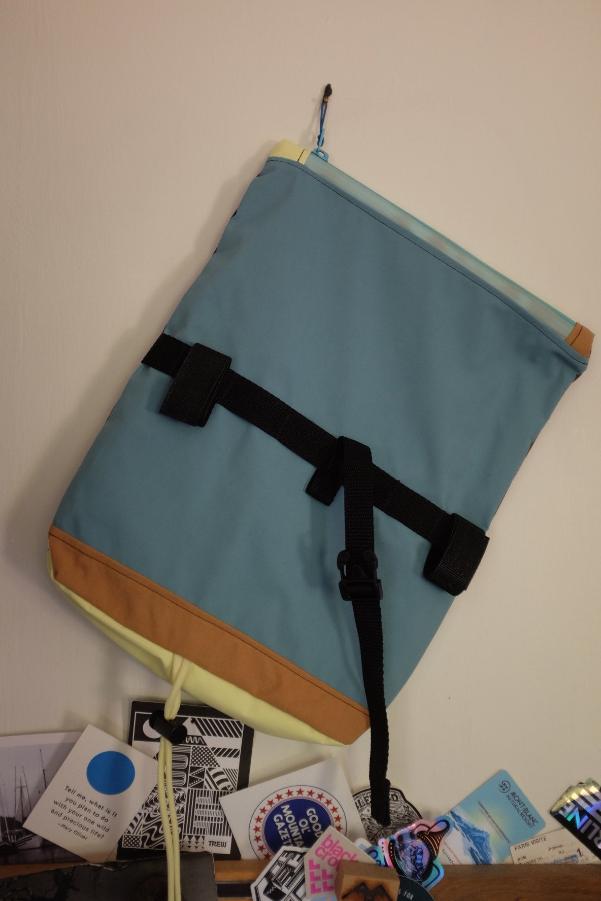 [AFTERLIFE] Upcycled Roll-Up Bike Bags