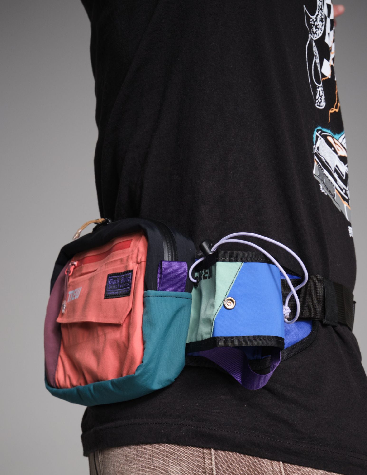 [AFTERLIFE] Upcycled Two Many Trails Hip Pack