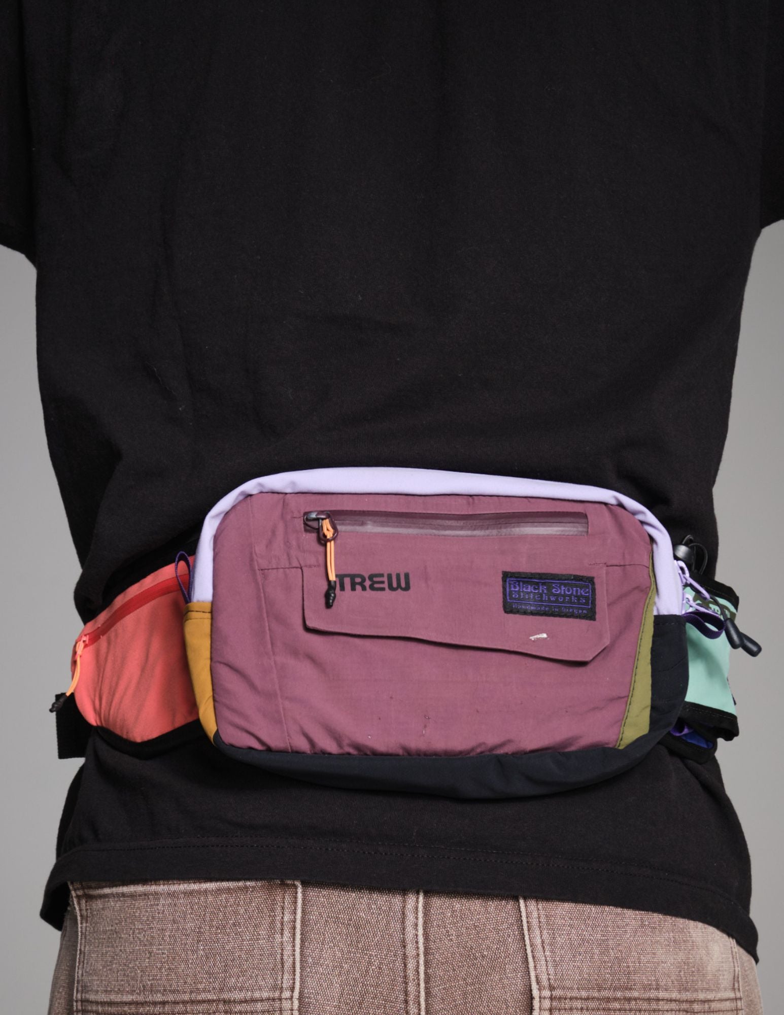 [AFTERLIFE] Upcycled Two Many Trails Hip Pack