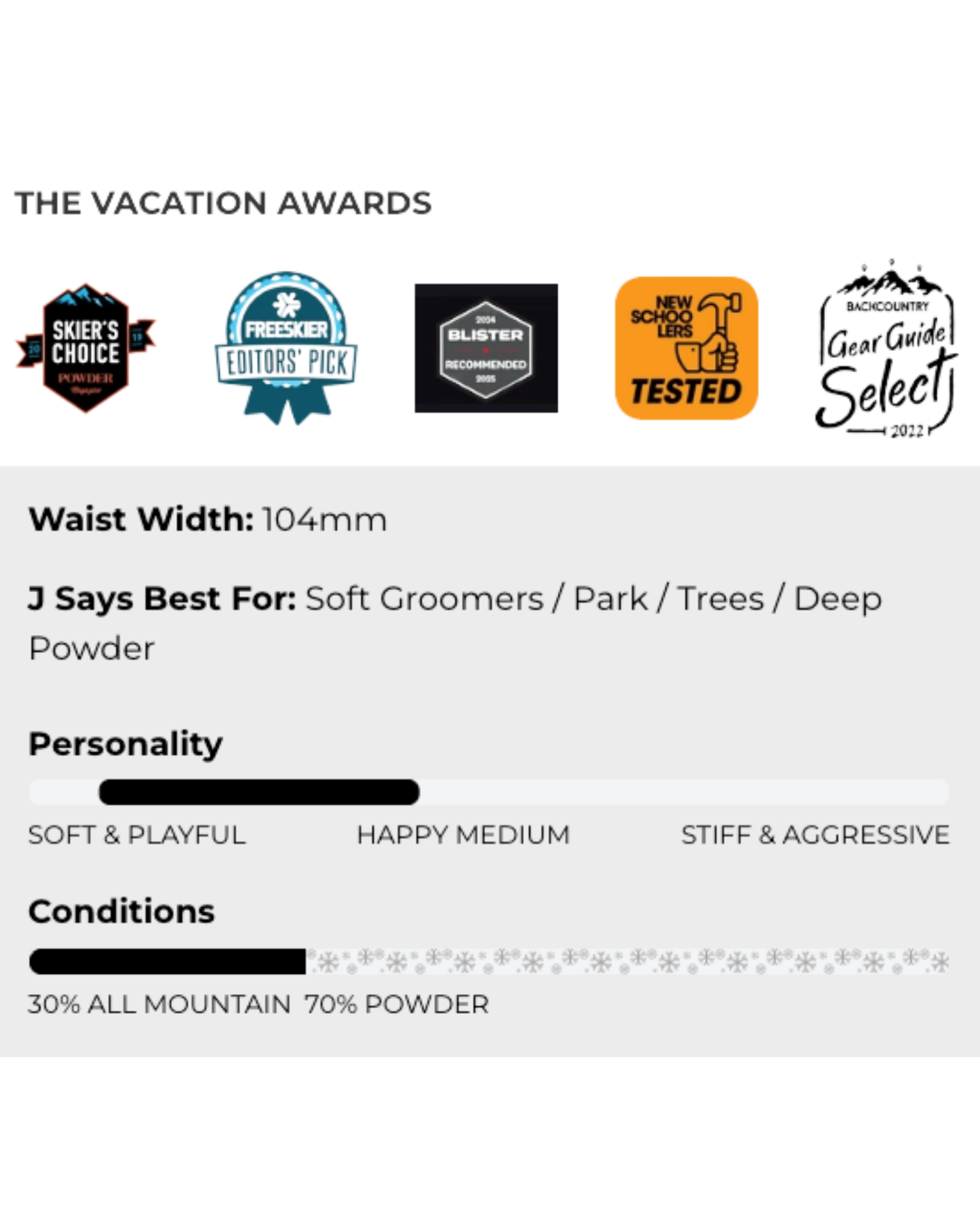J x TREW "STAY WEIRD" Vacation Ski