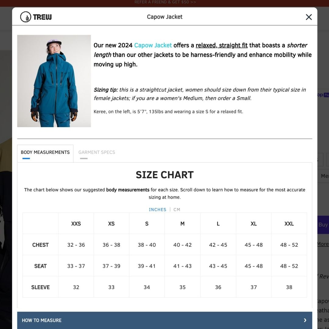 SIZE GUIDES