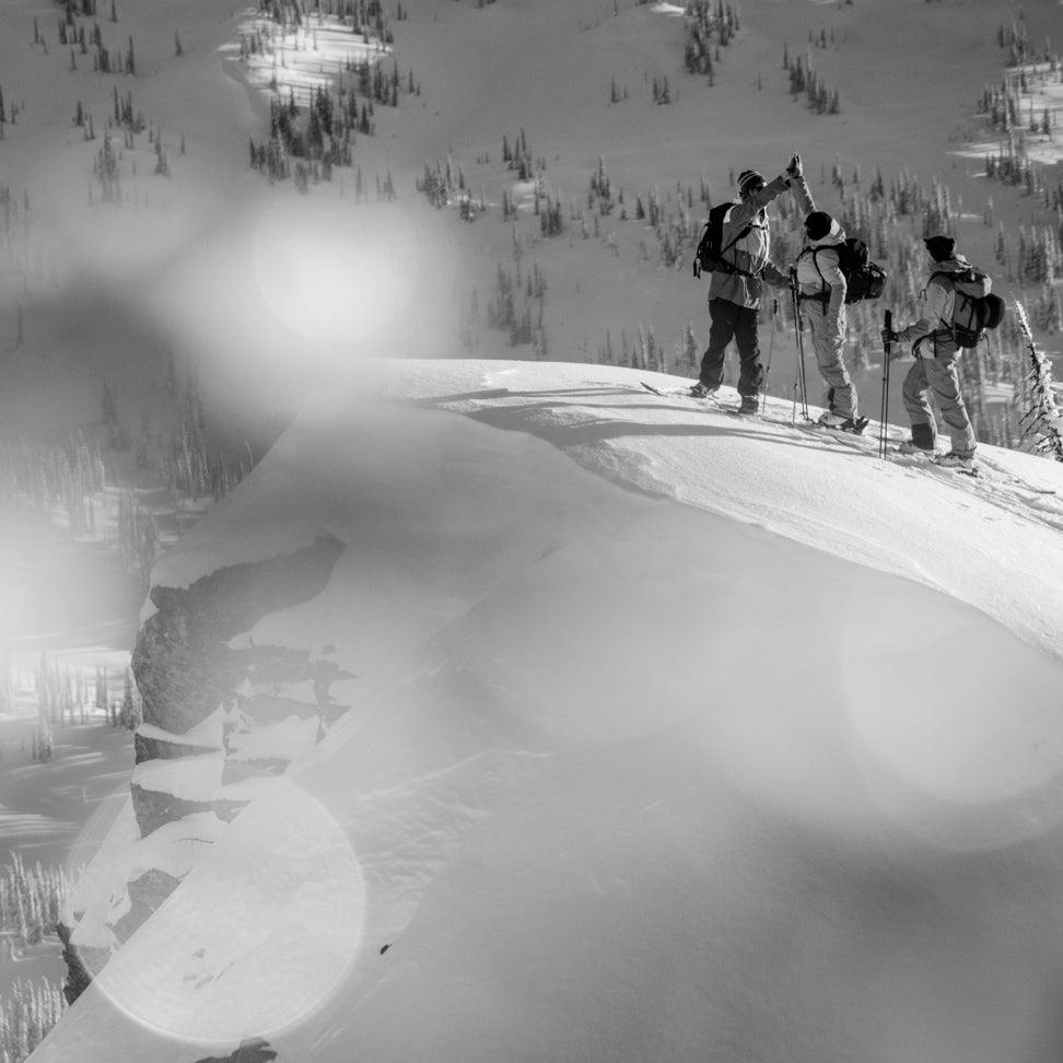 High fives at the summit.