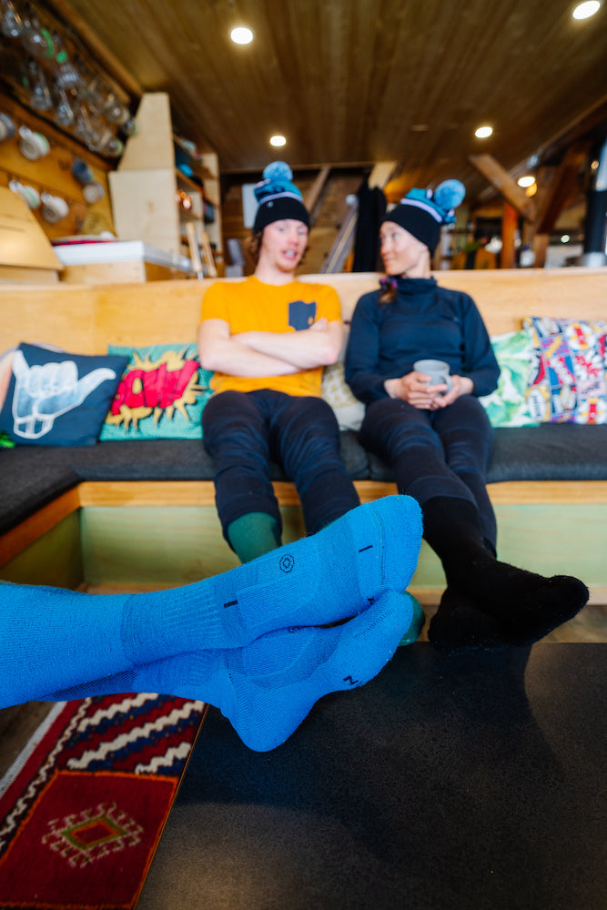 Chaussette de neige en laine mérinos Nuyarn