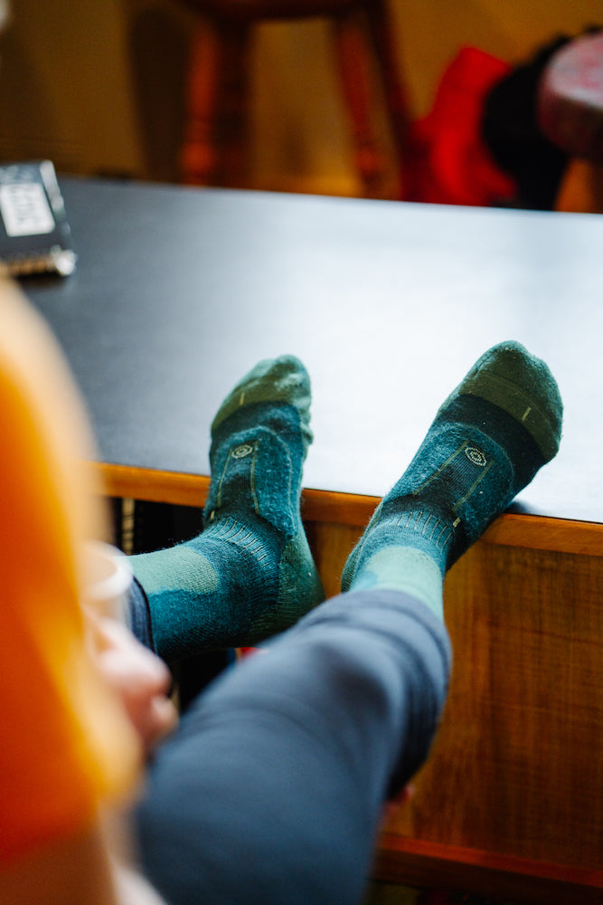 Chaussette de neige en laine mérinos Nuyarn