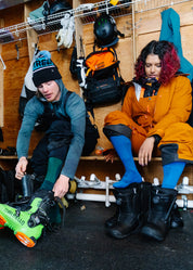 Chaussette de neige en laine mérinos Nuyarn